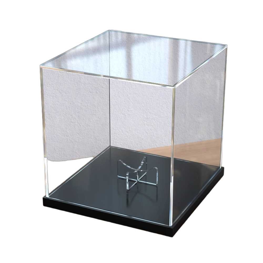 투명 아크릴 케이스 축구공 농구공 보관함 싸인볼 30x30x30 화이트 - 상품 이미지