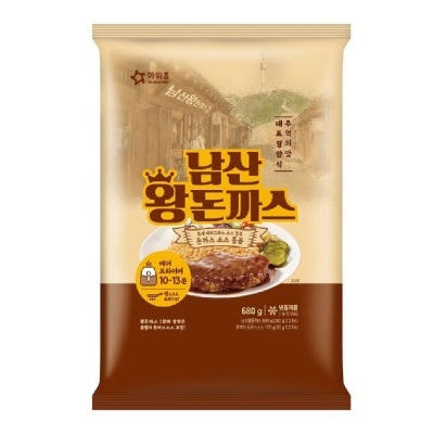 냉동 아워홈 남산왕돈까스(소스 60gx2개) 680g
