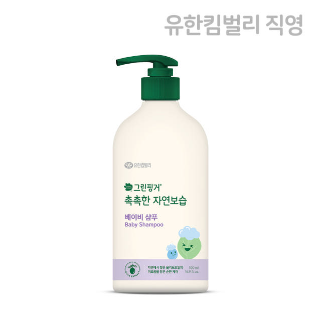 그린핑거 촉촉한 자연보습 베이비 샴푸 500ml X 1EA/ 신생아