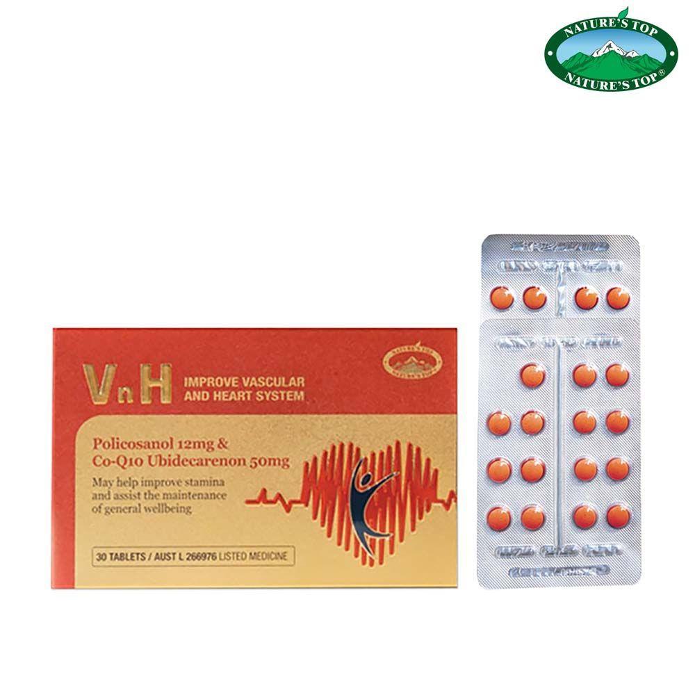 호주 네이쳐스탑 VnH 폴리코사놀 12mg 코엔자임Q10 50mg 30정 - 상세 이미지 2