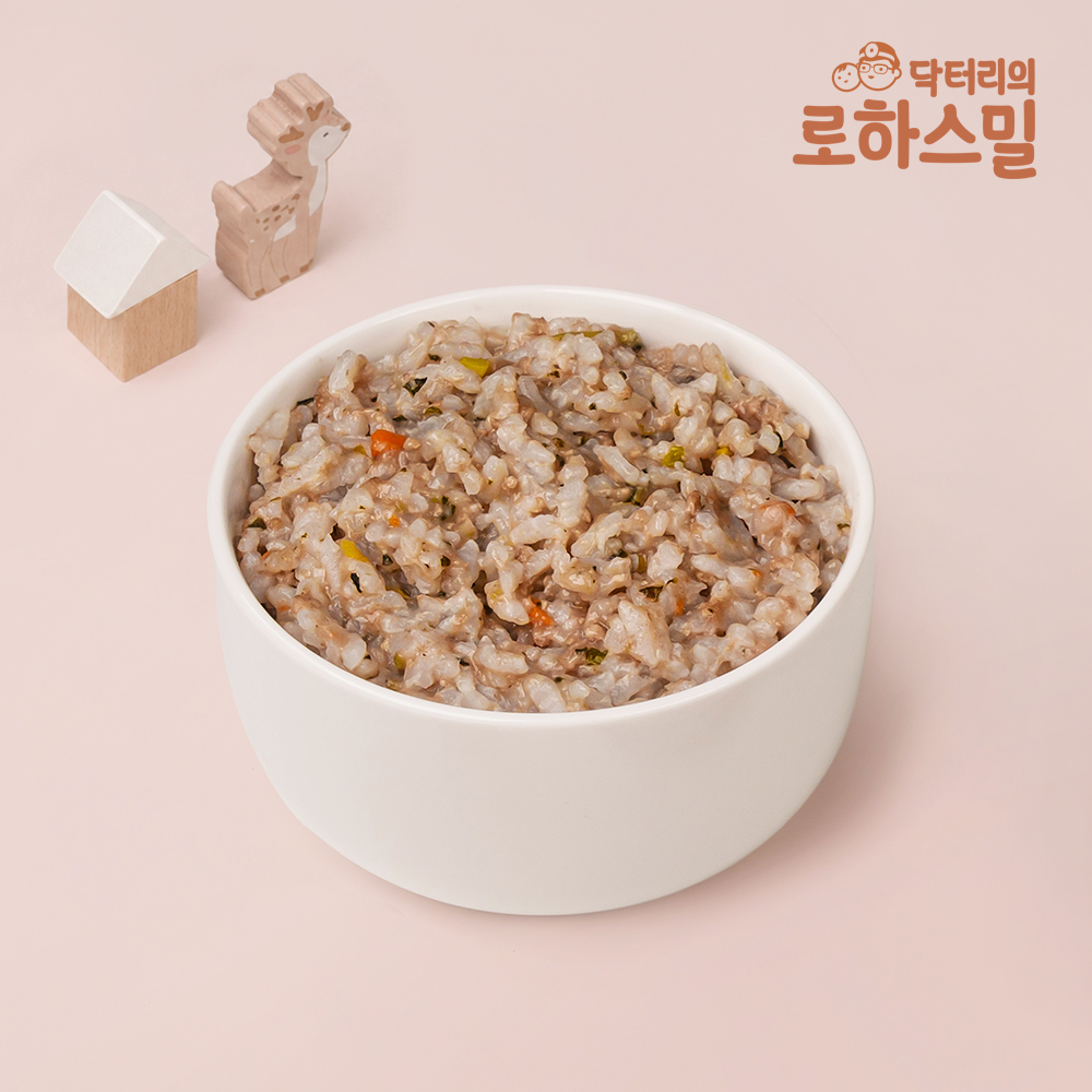닥터리의 로하스밀 (7팩) 한우 15% 고함량 12-14개월 완료기 이유식 240g 대용량 세트 - 상품 이미지