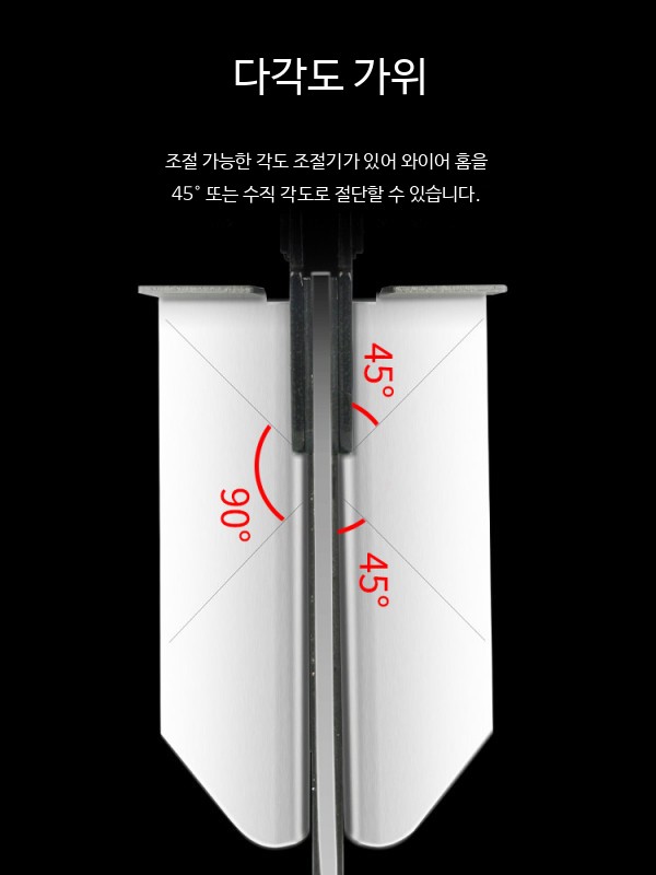 닥트가위 PVC 커터 절단 플라스틱 단일 소형 덕트 패널 케이블 몰딩 가위 - 상세 이미지 5
