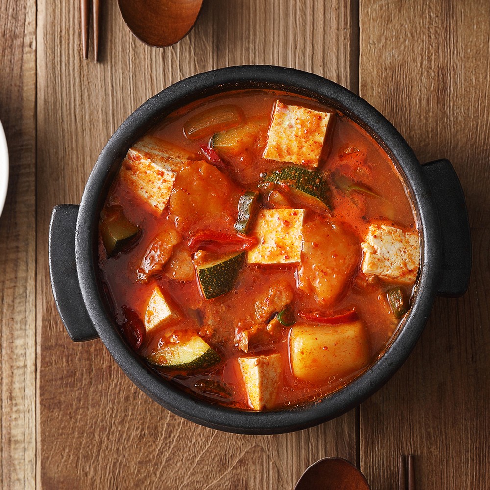[푸딩픽] 원팩 고추장찌개 320g 밀키트 10분완성 캠핑 자취생 간편식 - 상세 이미지 3