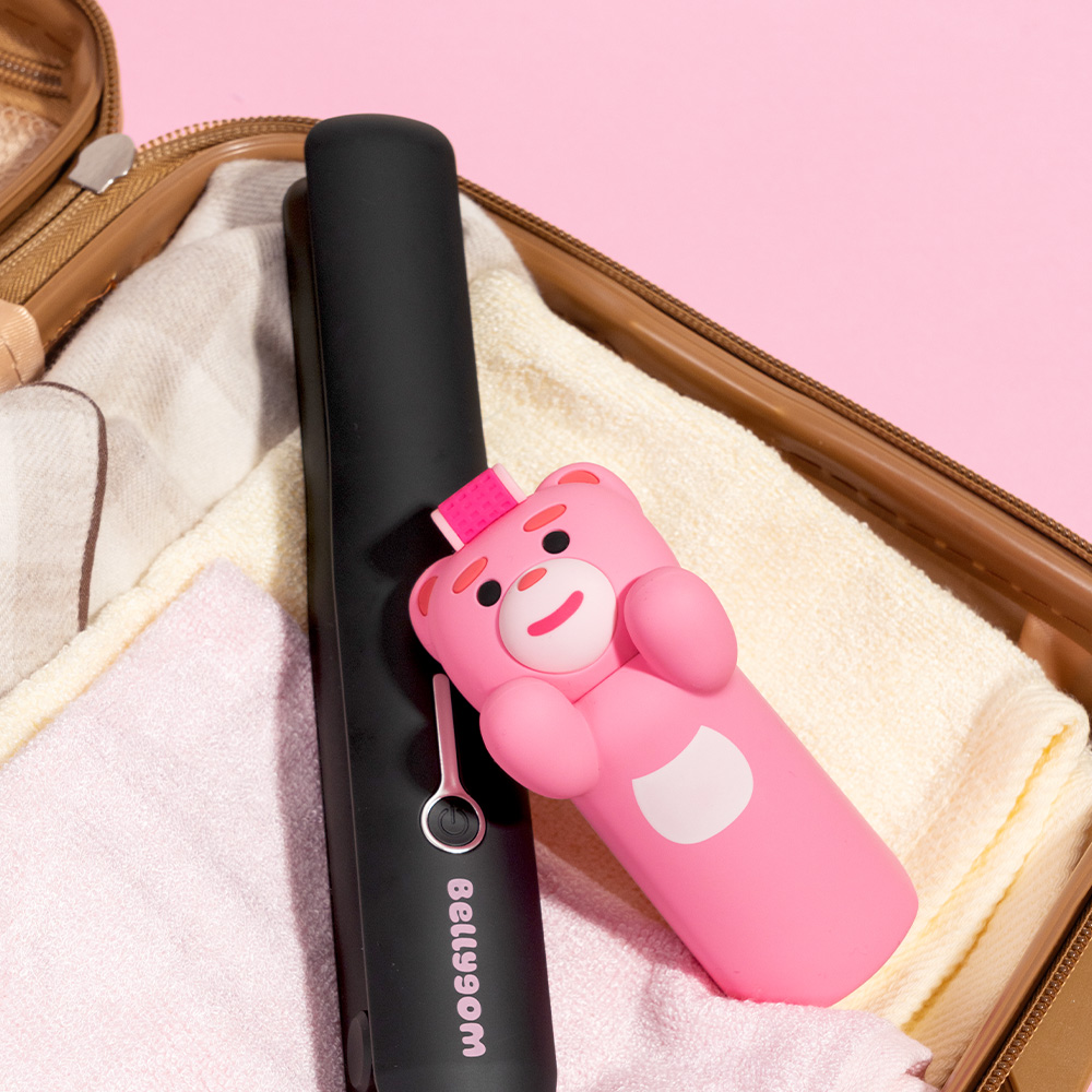 벨리곰 휴대용 매직기 무선 미니 판 고데기 뿌리볼륨 앞머리 초소형 - 상세 이미지 2