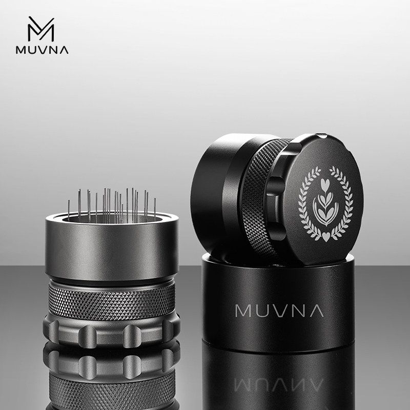 에스프레소 분배 도구 바늘형 커피 디스트리뷰터 높이조절 블랙 버전 51mm - 상세 이미지 2