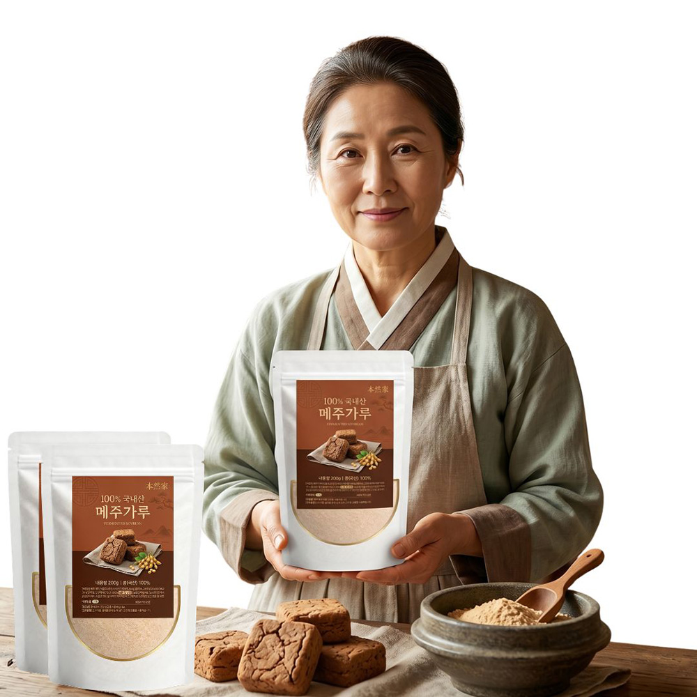 국산 메주가루 막장용 된장용 고추장용 메주가루 600g - 상품 이미지