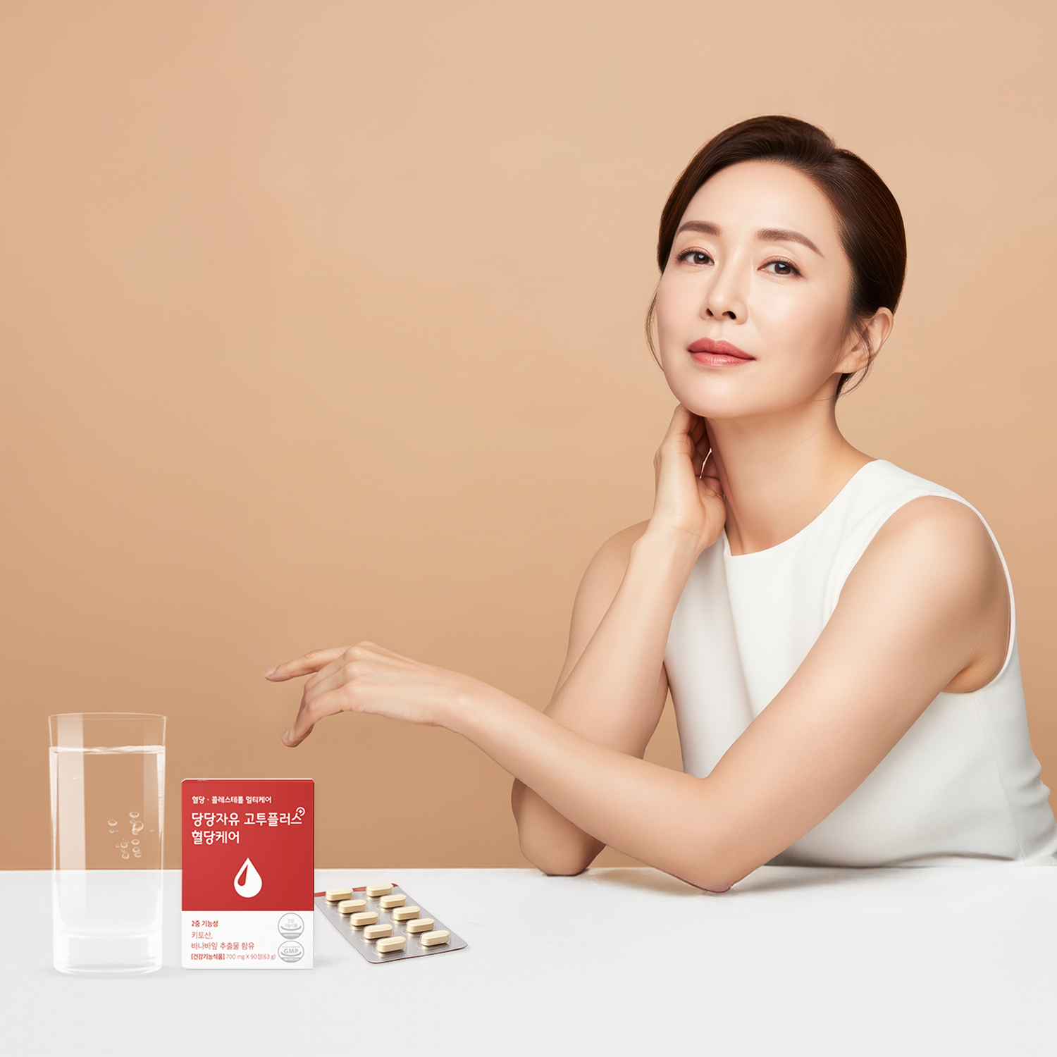 당당자유 고투플러스 혈당케어 키토산 바나바잎추출물 콜레스테롤감소 식후혈당 90정, 6개 이미지 3