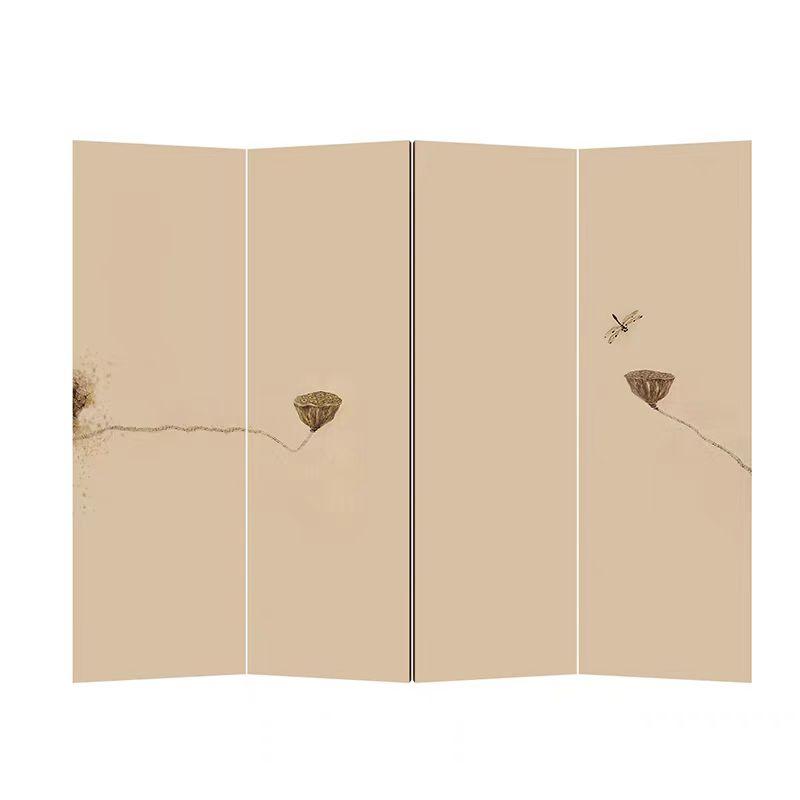 인테리어 병풍 접이식 파티션 동양화 자수 가림막 장식 폭 0.4m x 높이 1.8m x 5패널 - 상세 이미지 5
