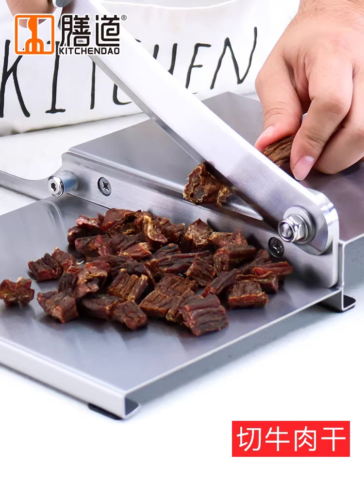 스텐 작두 냉동육 한약재 커터 용품 약초 절단 고기 절단기 - 상세 이미지 3