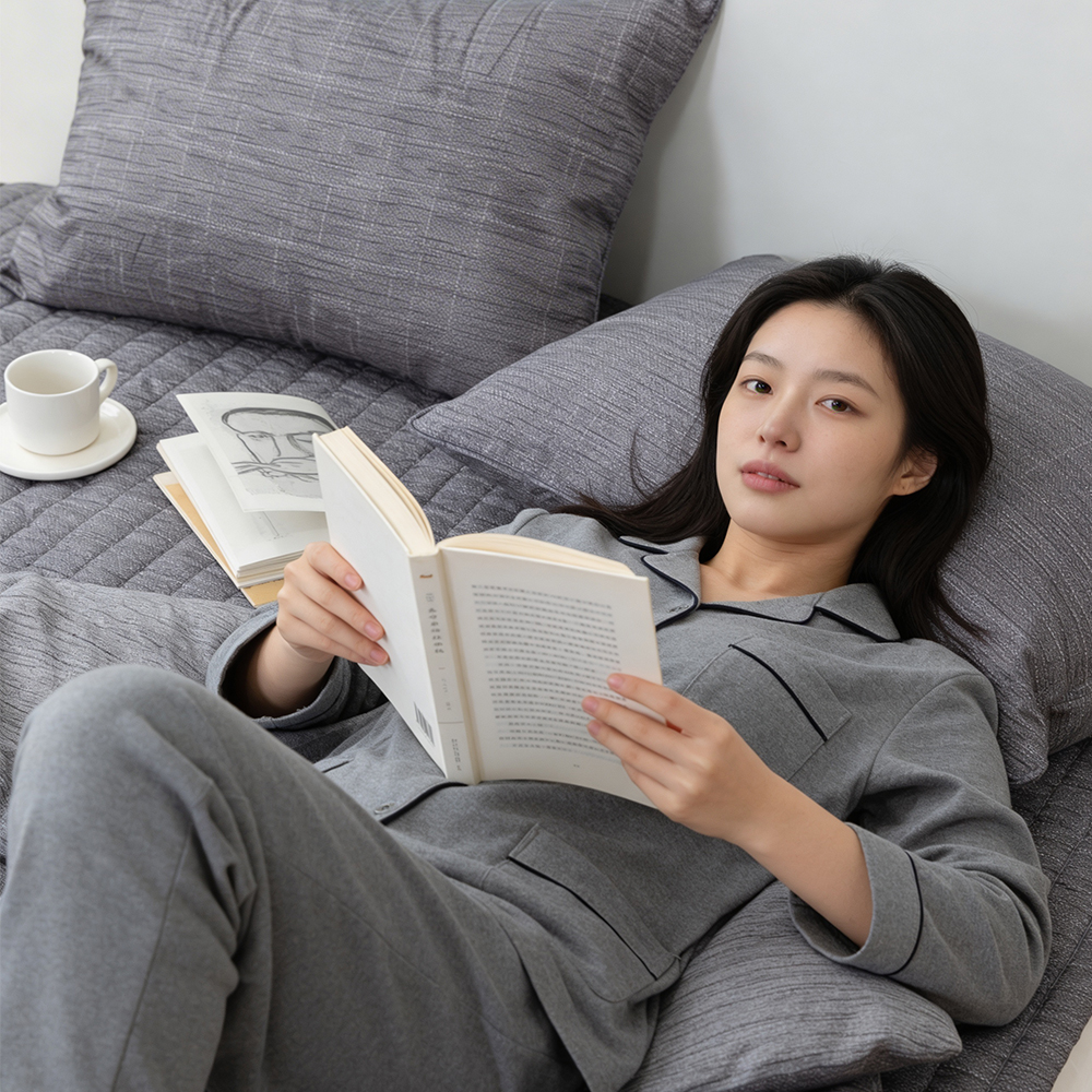 보들보들 가을 간절기이불 먼지없는 사계절 구름 차렵이불 종류 SS - 상세 이미지 5