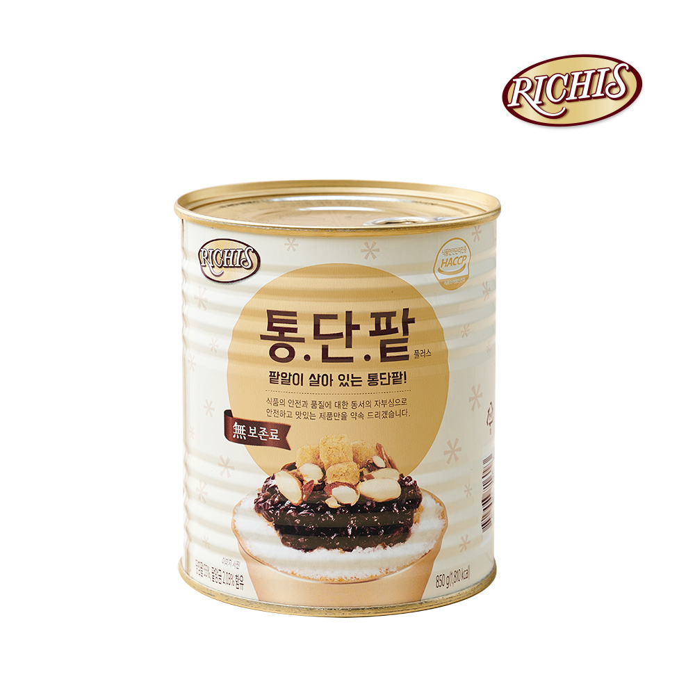 동서 리치스 통단팥 프리미엄 파우치 3kg 빙수팥 - 상세 이미지 5