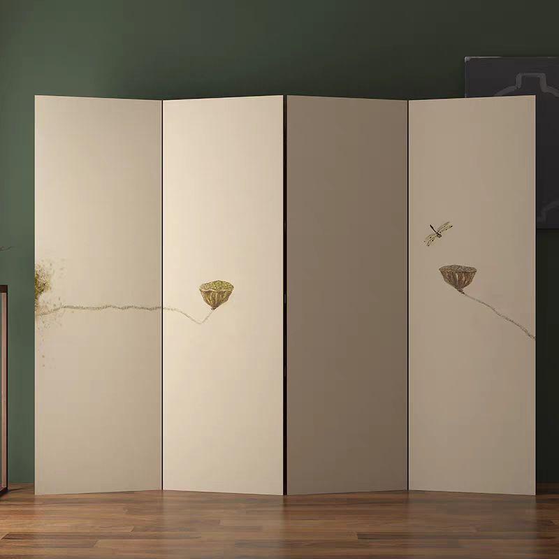 인테리어 병풍 접이식 파티션 동양화 자수 가림막 장식 폭 0.4m x 높이 1.8m x 5패널 - 상세 이미지 4