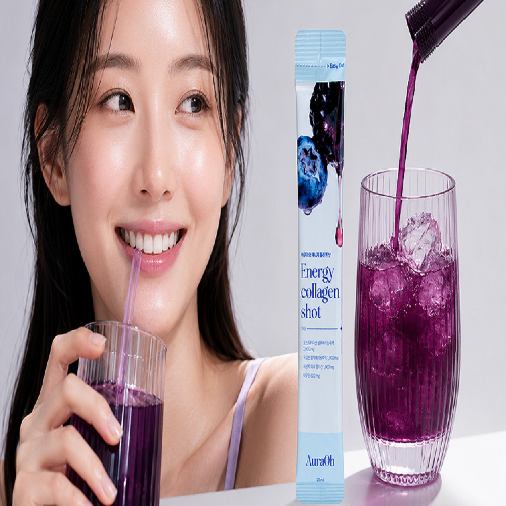 아우라오 마시는 초저분자 에너지 콜라겐 샷 액상 스틱 280g, 2개 - 상세 이미지 3