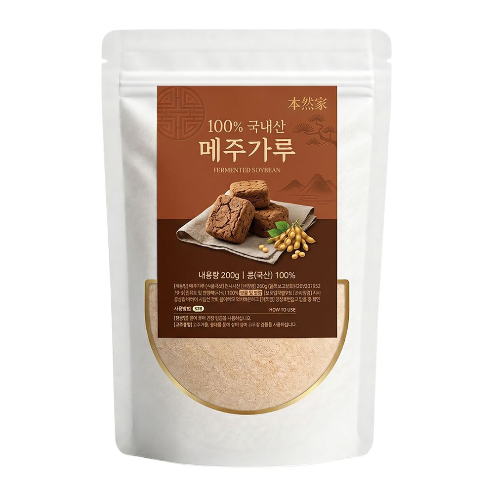 국산 메주가루 막장용 된장용 고추장용 메주가루 200g - 상세 이미지 4