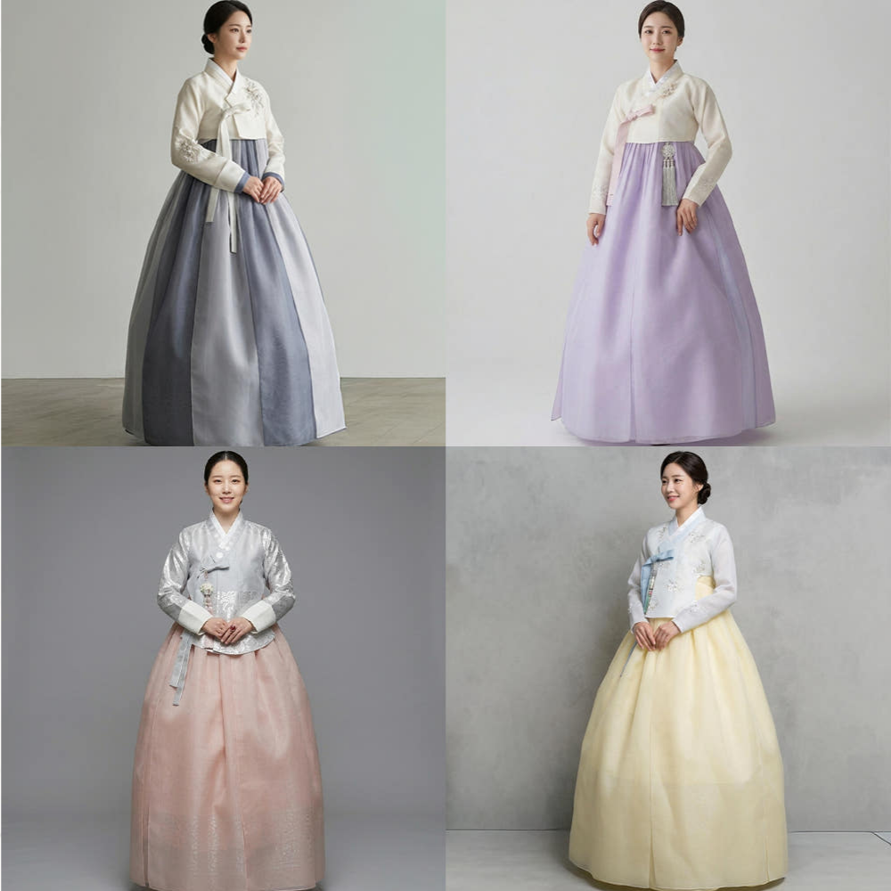 궁 한복대여 혼주 결혼 여자 고급 칠순 신부 가족 단체 하객 28종 상품 이미지