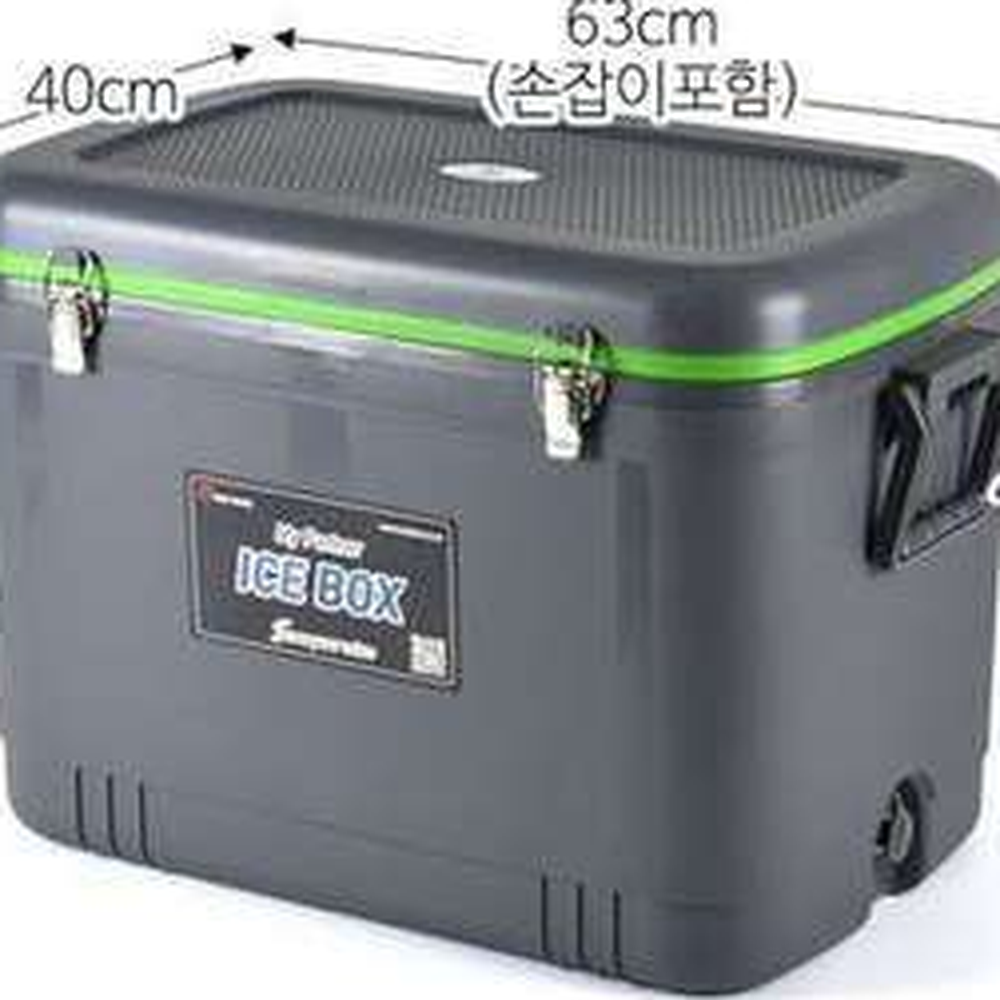 이중뚜껑캠핑용아이스박스 청록색나들이용레저박스 견고한스텐낚시용 56L 56L대용량 - 상세 이미지 3