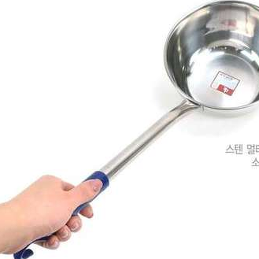 위생스텐음식점용통샥구 업소용필수단체급식멀티볼국자 눈금표시식당주방대형국자 대 - 상세 이미지 4