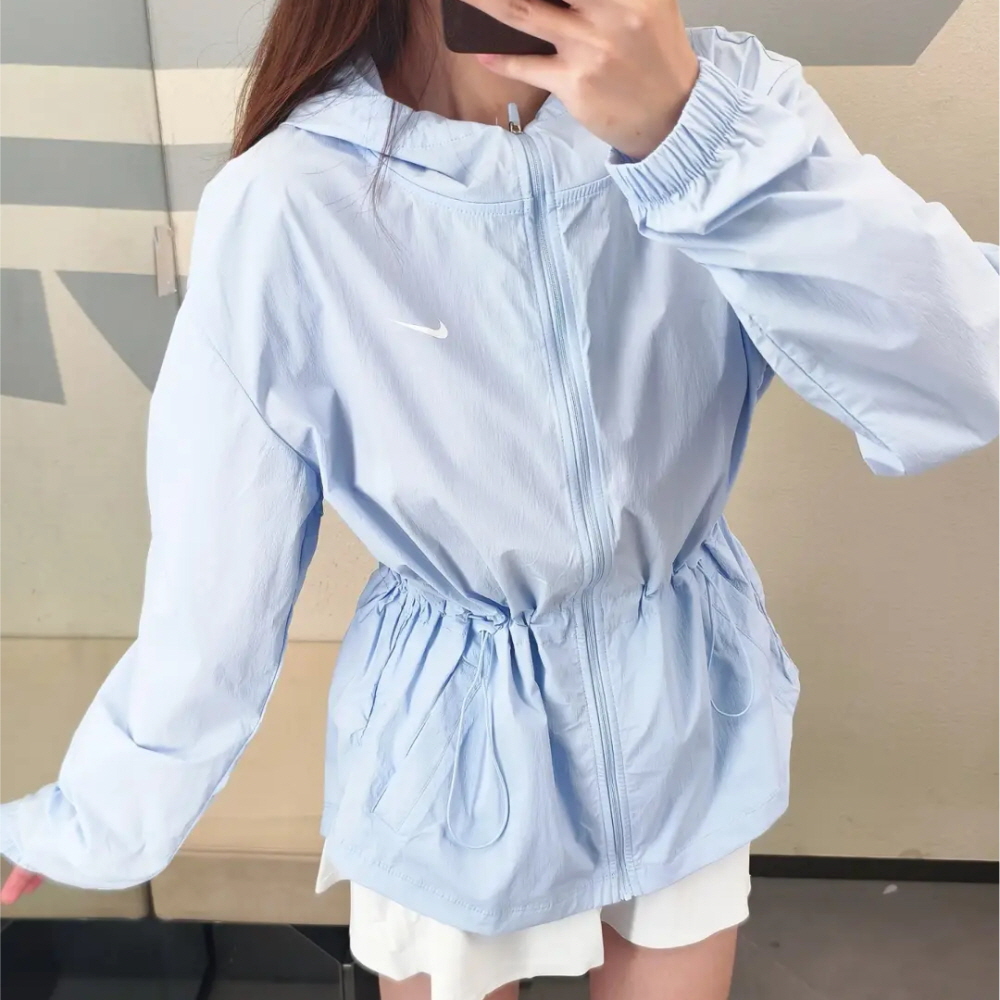 나이키 원 UV 후드 집업 바람막이 자켓 블루 IF1167-412 - 상세 이미지 4