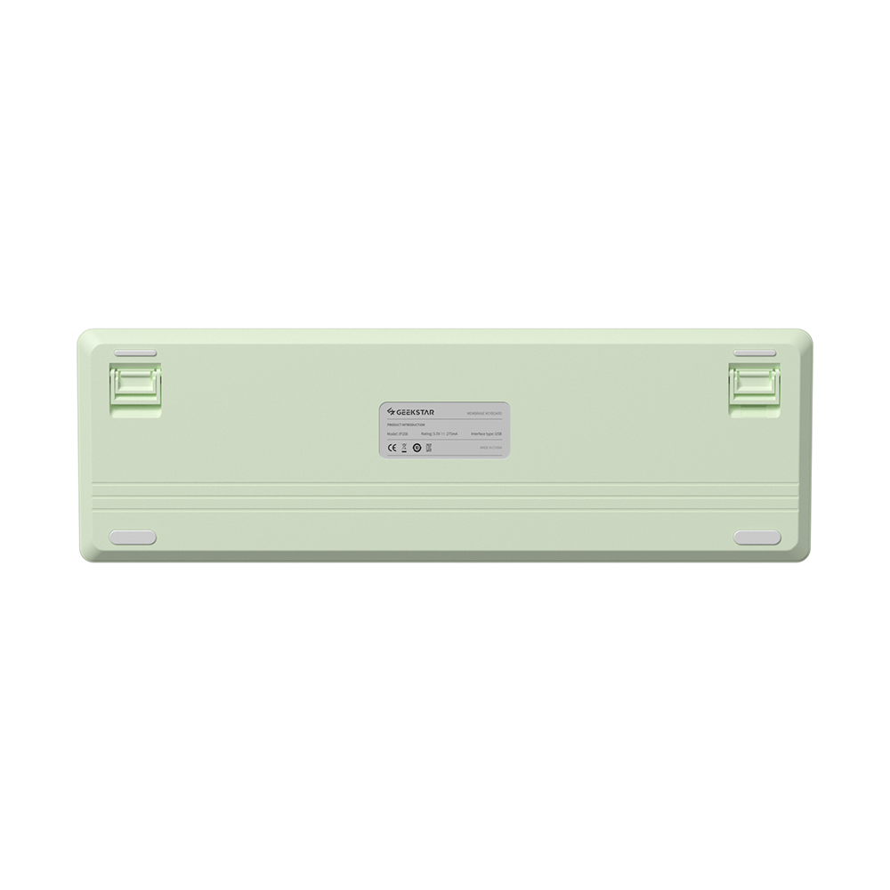 긱스타 파운데이션 유선 사무용 키보드 풀배열 저소음 USB-C 3C 시카민트, 멤브레인 이미지 6