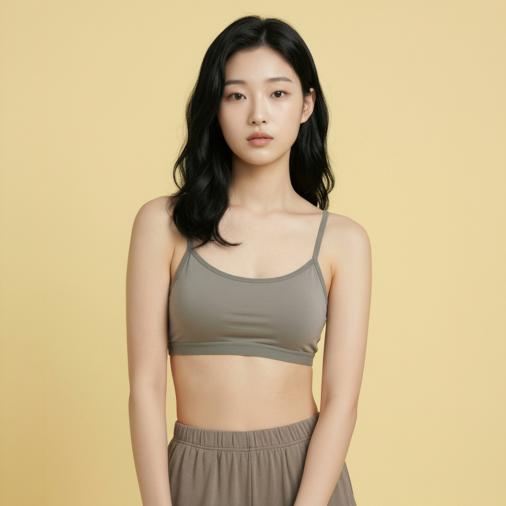 누모 모달 노와이어 패드일체형 나시 런닝 브라탑 - 상품 이미지