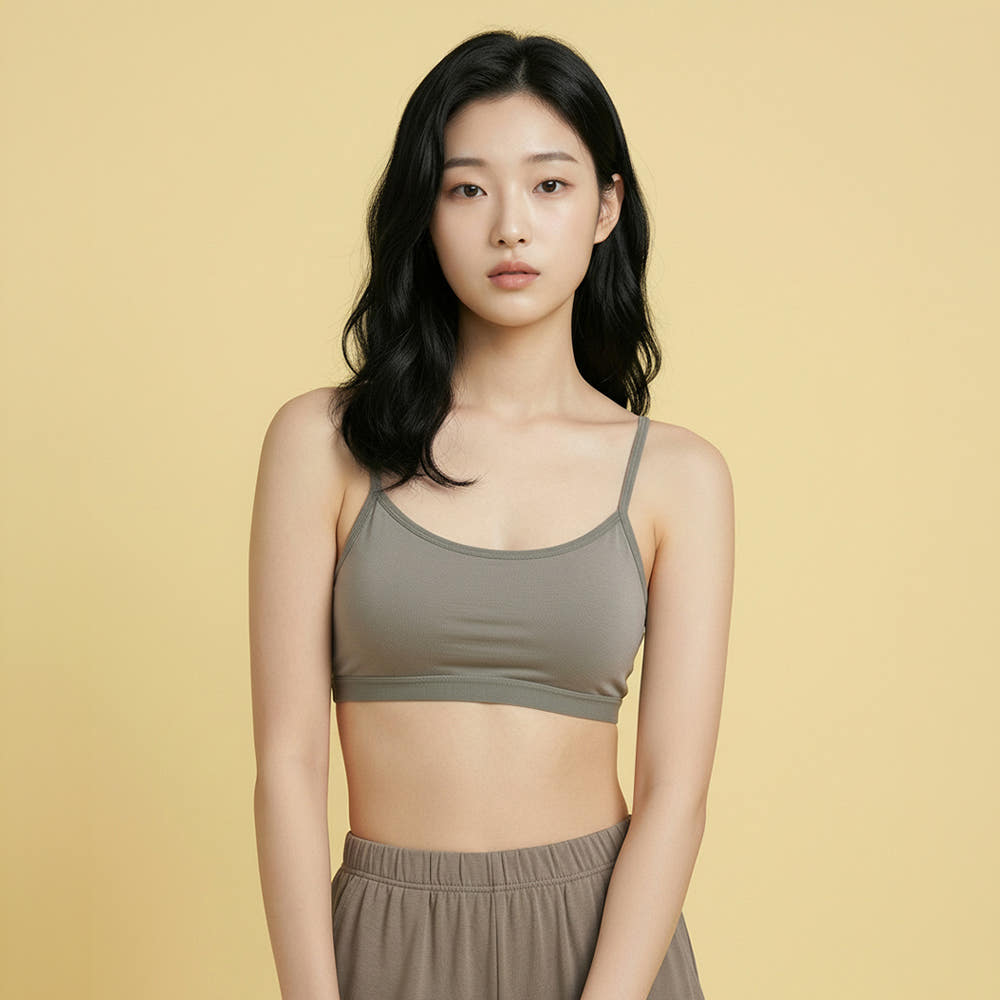 NUMO 여성 모달 브라캡 나시 브라탑 노와이어 캡내장 일체형 민소매 캐미솔 빅사이즈