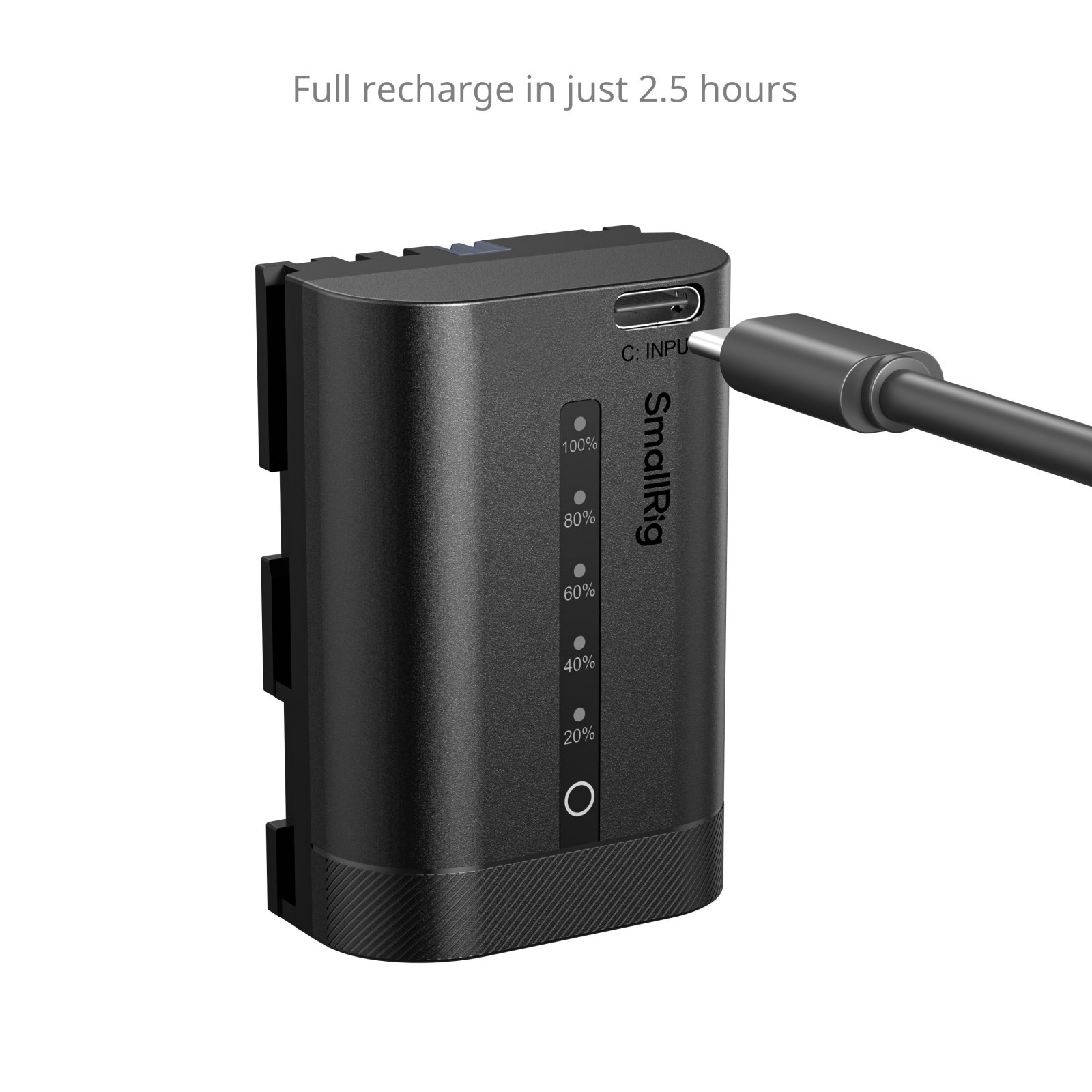 스몰리그 Canon LP-E6P용 USB-C 충전식 카메라 배터리 (잔량 디스플레이) 5298 이미지 6