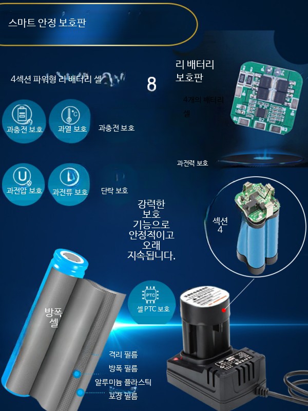전동 생선 비늘제거기 비늘기계 스크레이퍼 광어 방어 비닐치기 - 상세 이미지 3