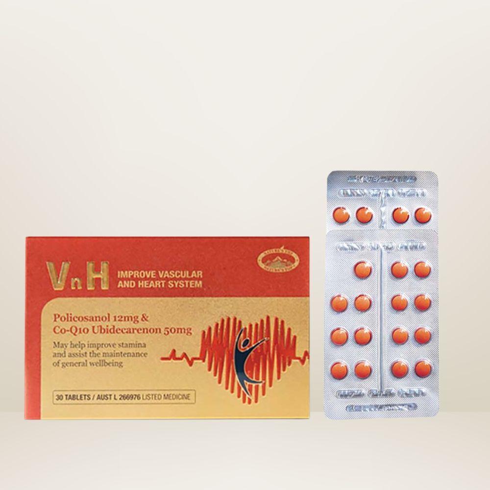 호주 네이쳐스탑 VnH 폴리코사놀 12mg 코엔자임Q10 50mg 30정 - 상세 이미지 3