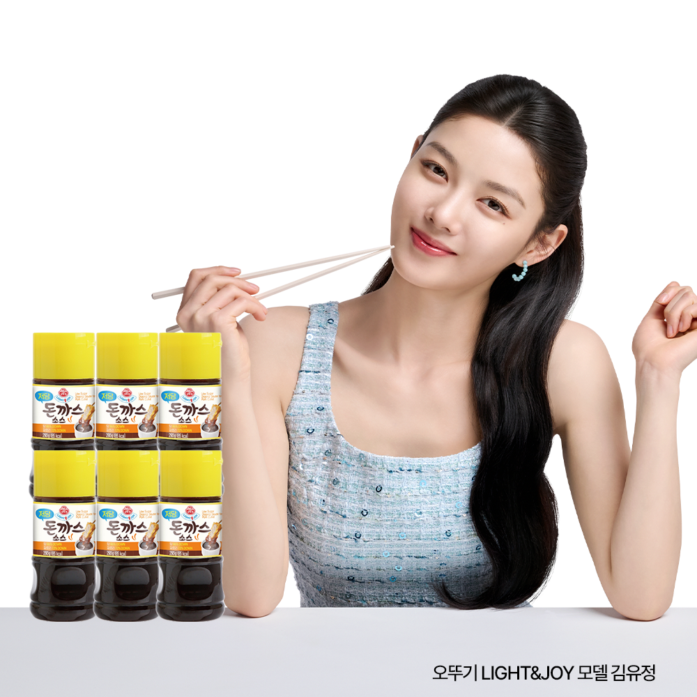오뚜기 LIGHT&JOY 저당 돈까스소스 290G 6개 - 상품 이미지