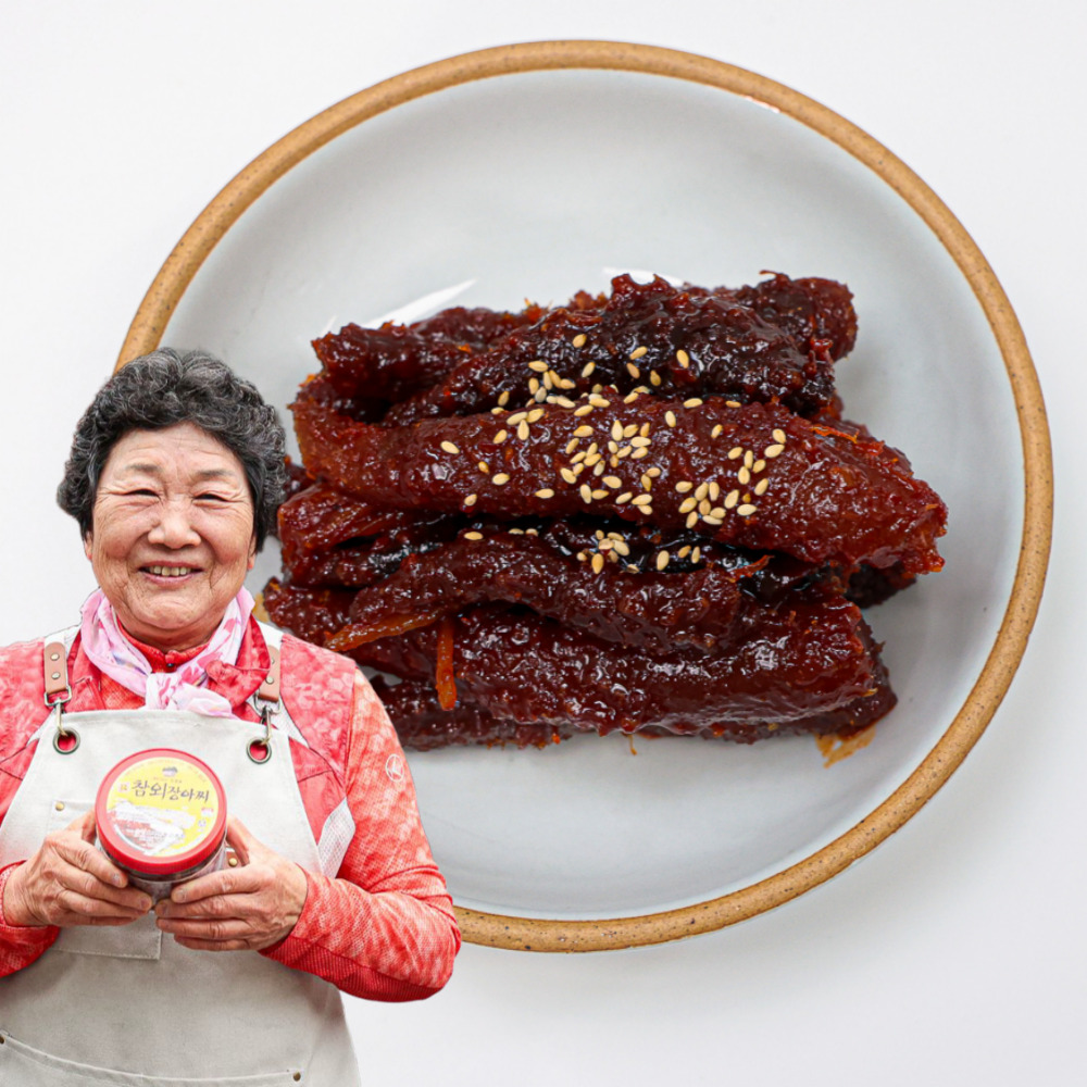 국산 더덕장아찌 고추장 무침 순창 진영희할머니 500g, 1개 - 상품 이미지