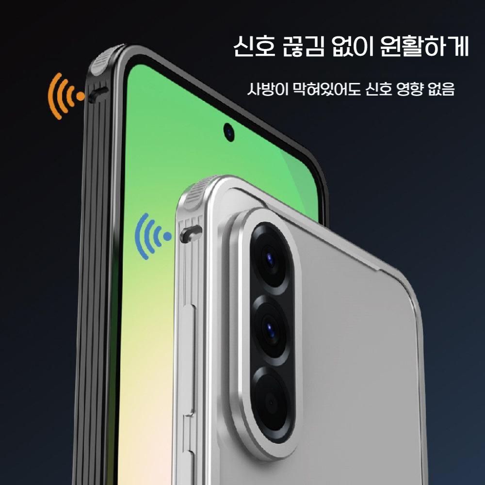 갤럭시 버디5 케이스 메탈 프레임 통기성 열 방출 스타일 보호 알루미늄 합금 커버 - 상세 이미지 5