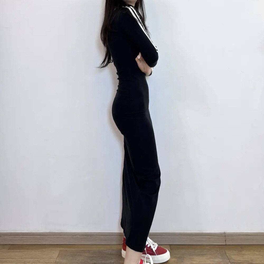 아디다스 오리지널 아디컬러 클래식 3S 맥시 드레스 블랙 IK0439 - 상세 이미지 2