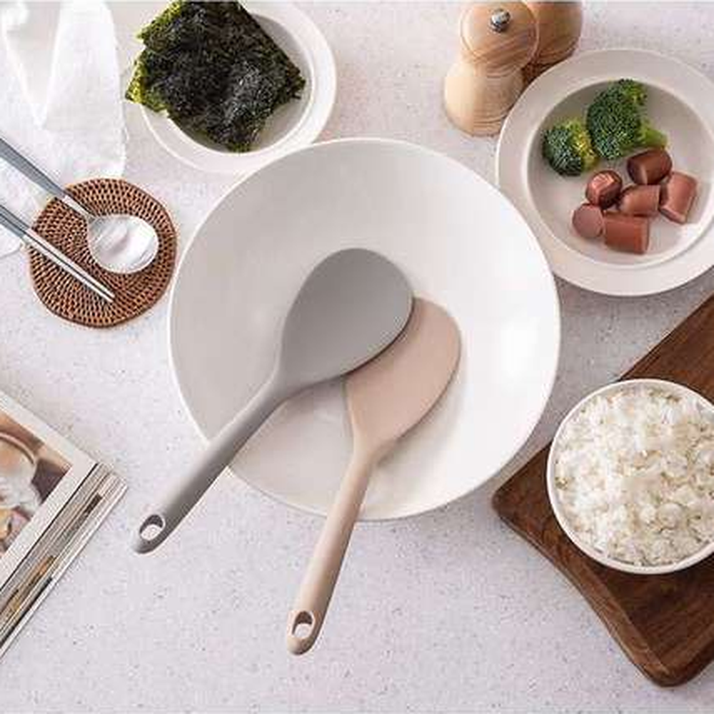 국내생산스크래치방지밥주걱 플래티넘실리콘안심조리멀티스푼 내열250도식기세척볶음주걱 - 상세 이미지 3