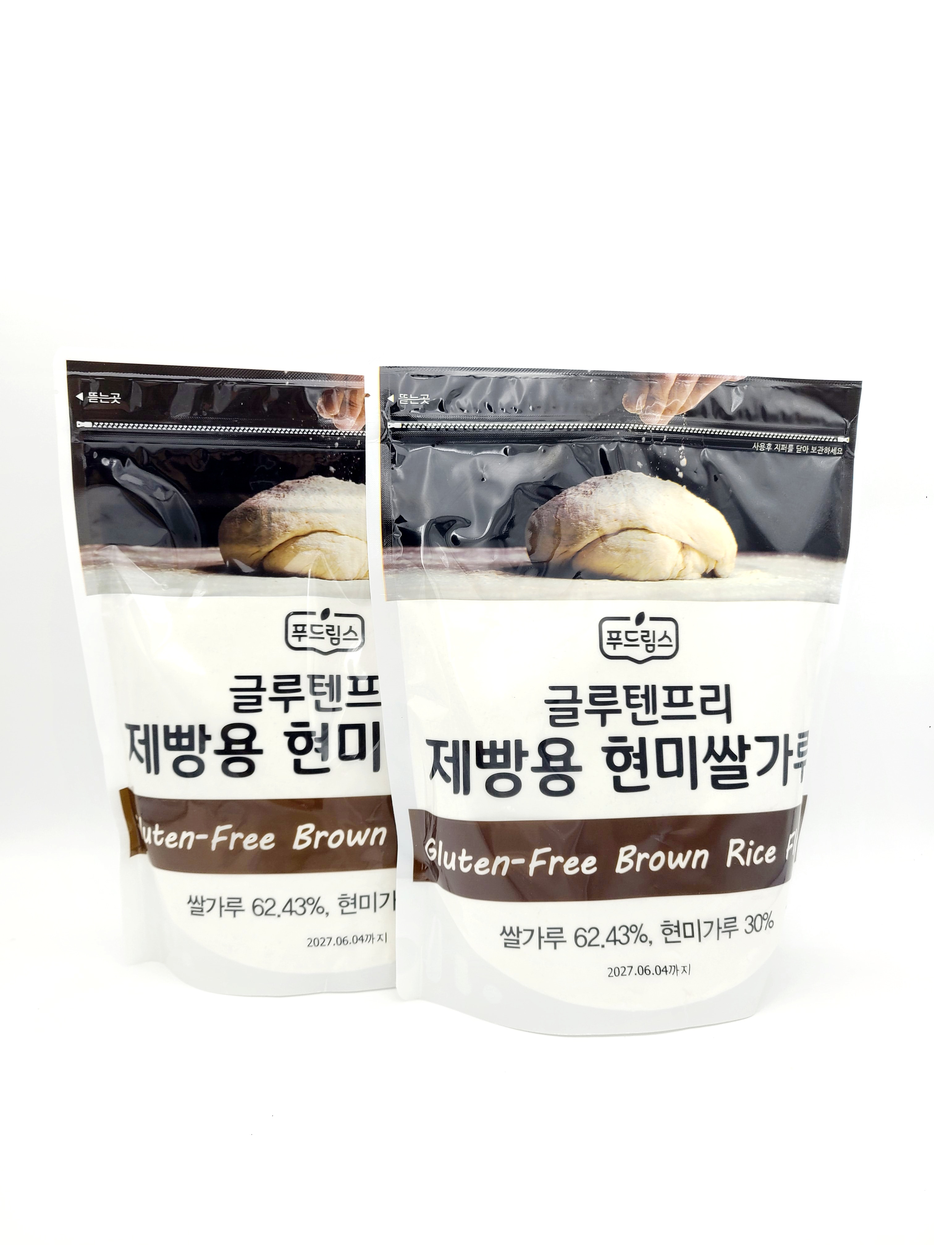 [글루텐프리] Glutenfree 푸드림스 제빵용현미쌀가루, 밀가루대체 1kg, 2개 - 상품 이미지