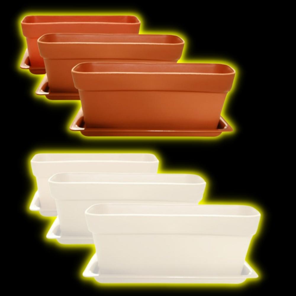 플라스틱 롱화분 직사각형 직사각 베란다화분 화단 텃밭 실외 - 상품 이미지
