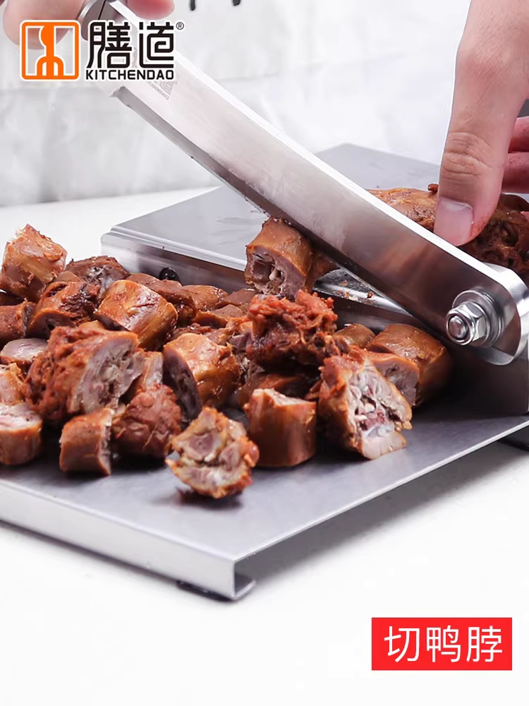 스텐 작두 냉동육 한약재 커터 용품 약초 절단 고기 절단기 - 상세 이미지 4