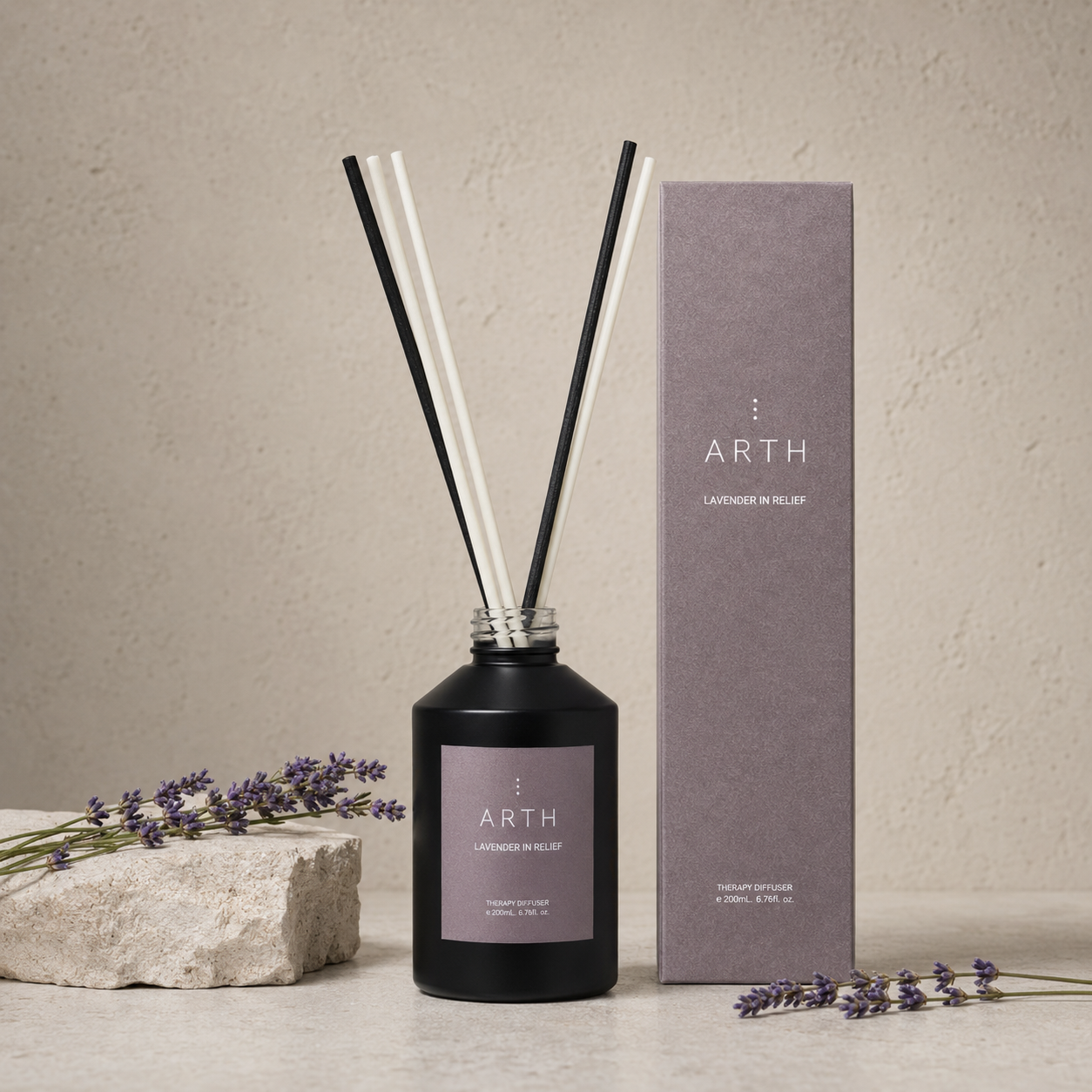 어스 시그니처 디퓨저 라벤더 인 릴리프, 200ml, 1개 - 상품 이미지