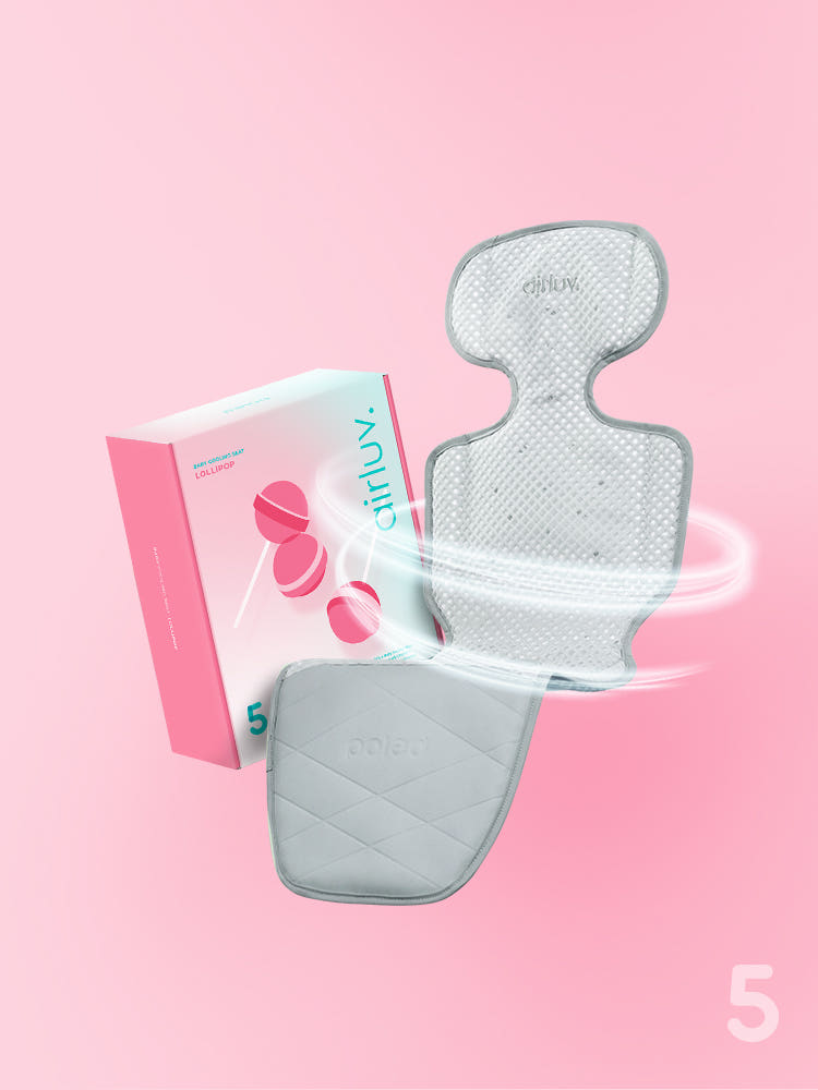 폴레드 POLED 폴레드 에어러브5 롤리팝 통풍 쿨시트 유모차 카시트 라이너