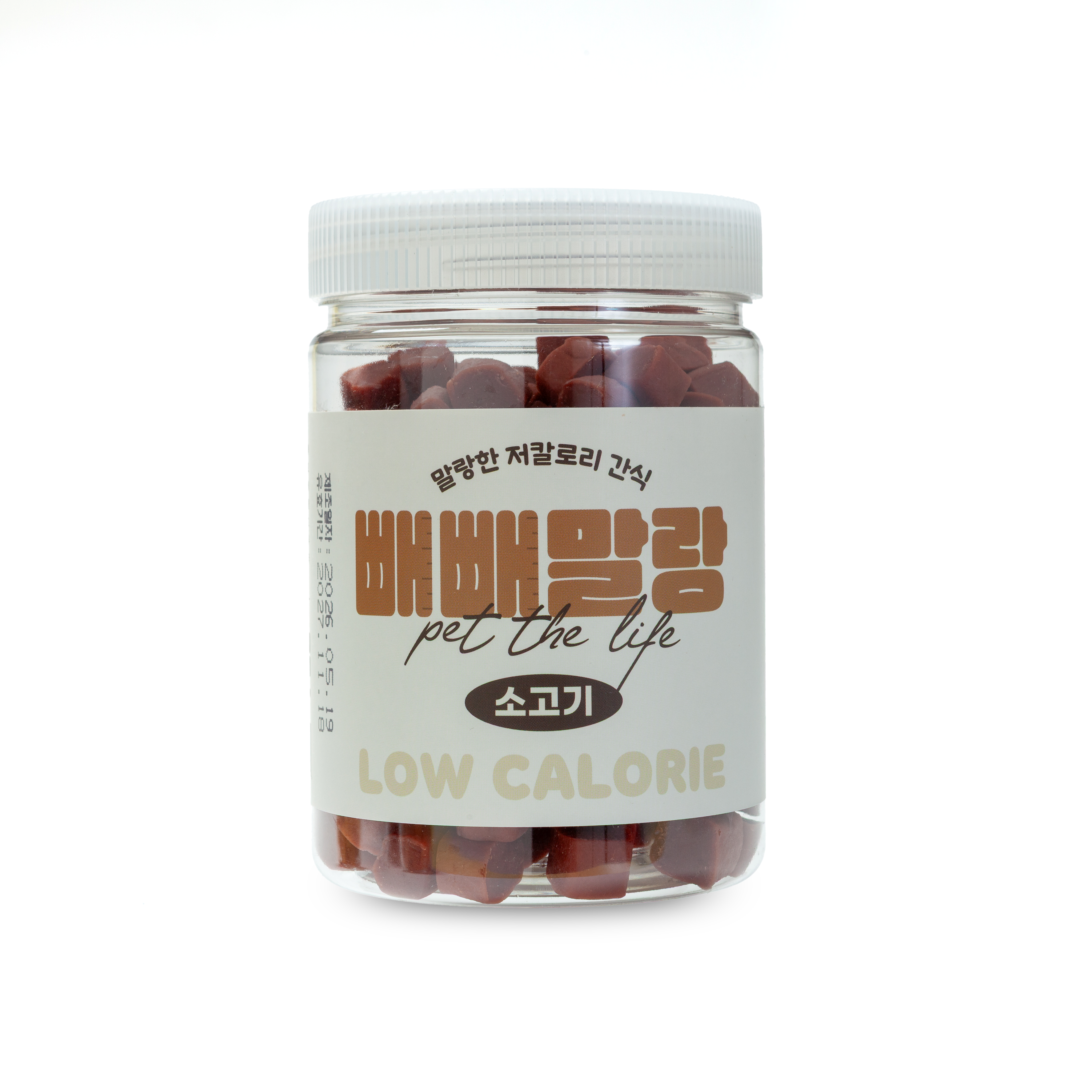 펫더라이프 빼빼말랑 강아지 다이어트 저칼로리 노견 간식, 300g, 1개, 소고기 - 상세 이미지 3