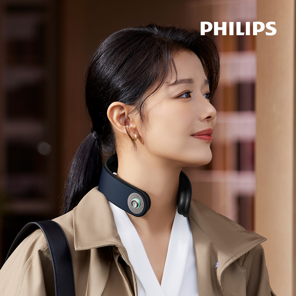 필립스 EMS 펄스넥 목 마사지기 PPM3313 진동 온열 안마기 - 상품 이미지