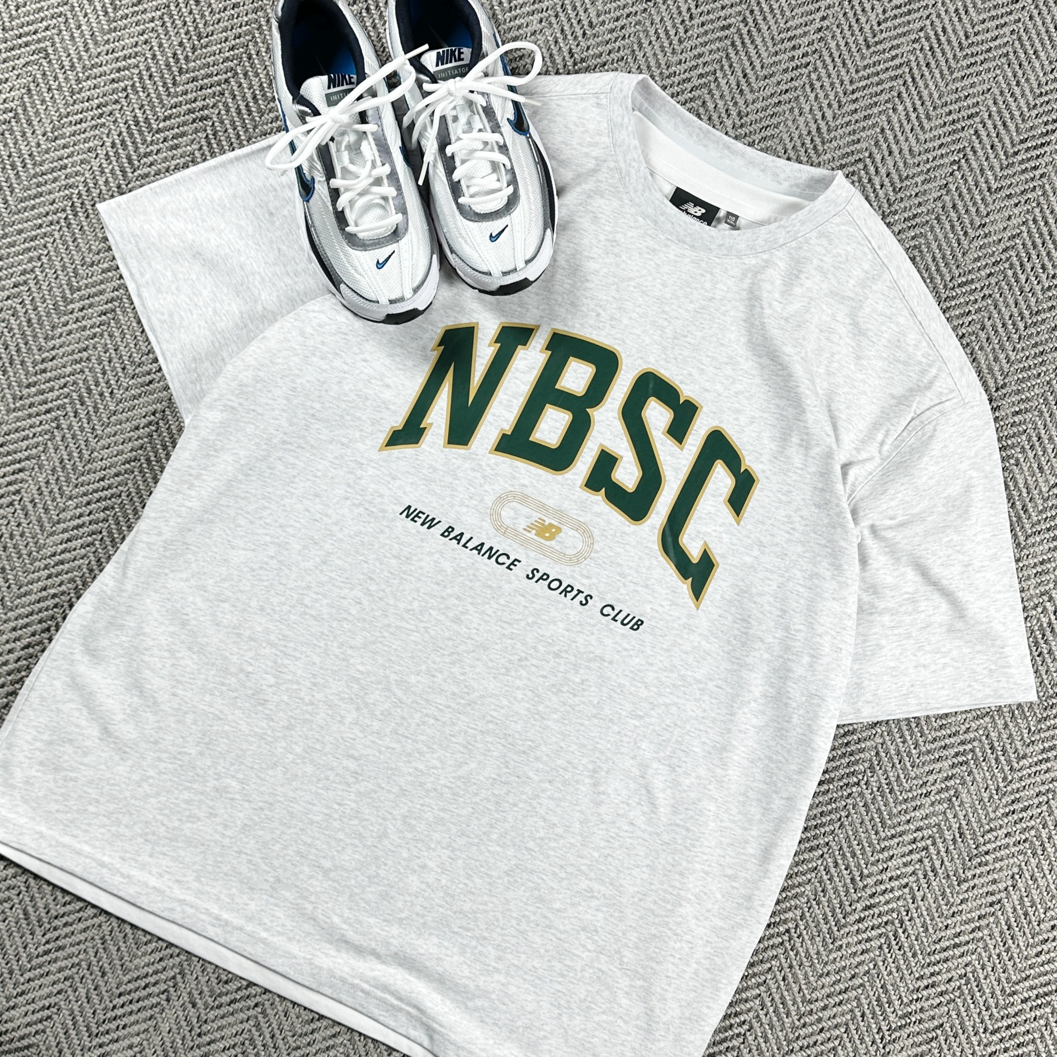 뉴발란스 반팔티 NBSC 오버핏 커플 티셔츠 이미지 8