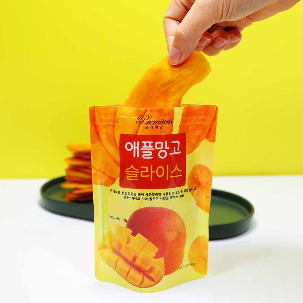 건망고 함량 95% 말랭이 베트남 말린 애플망고 슬라이스 80g, 15개 이미지 7