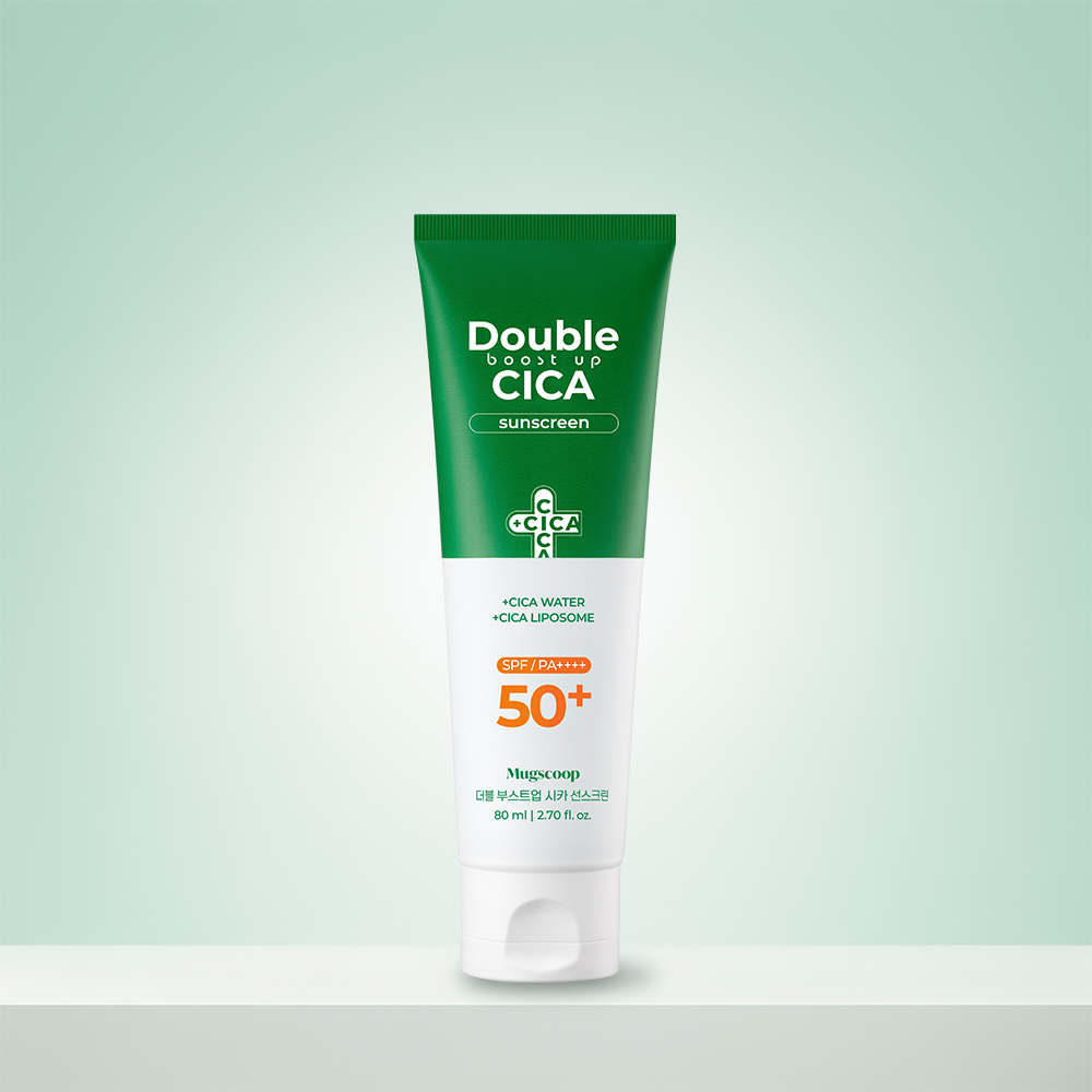 머그스쿱 더블 부스트업 시카 수분 진정 선크림 80ml SPF50+ PA++++ - 상세 이미지 2