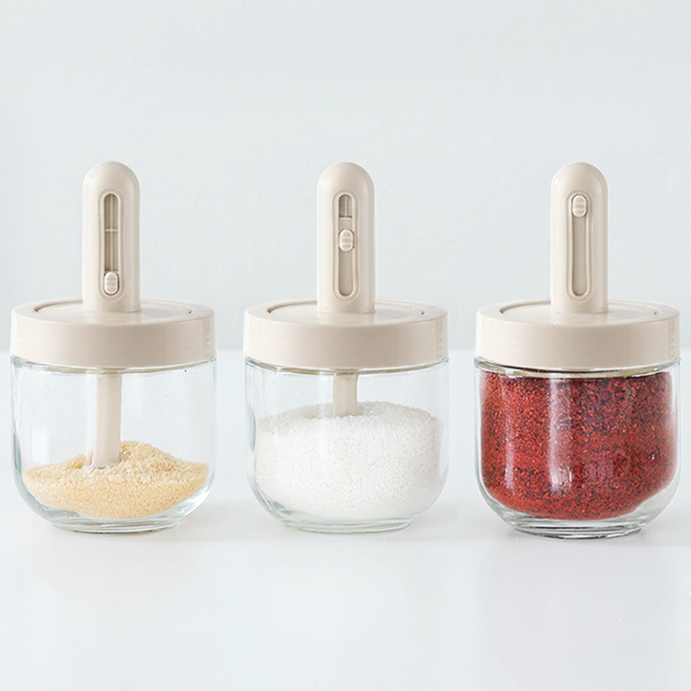 파쿠젠 유리 양념병 세트 3p 310ml 스푼포함 - 상세 이미지 3