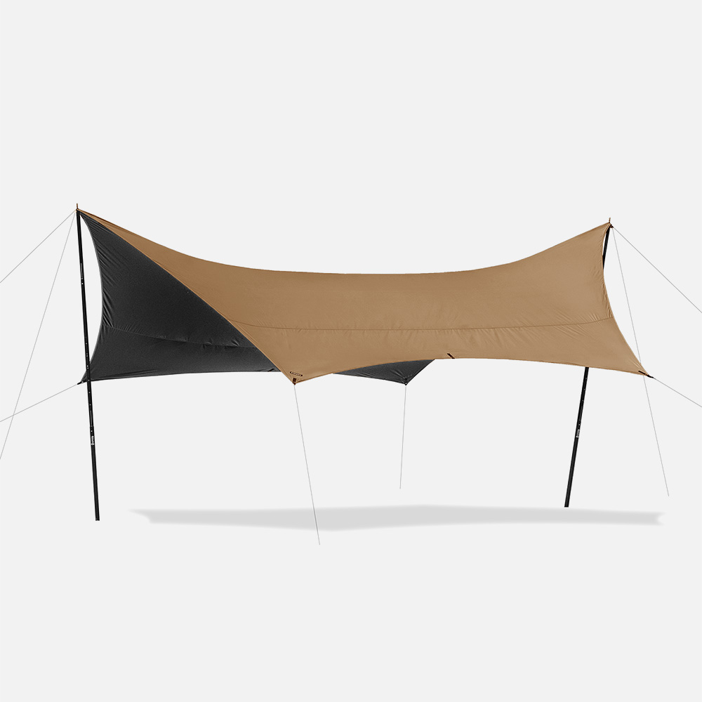 디얼스 헥사타프 HEXA TARP 지오에어 호환타프 실타프 경량타프 블랙코팅타프 - 상세 이미지 5