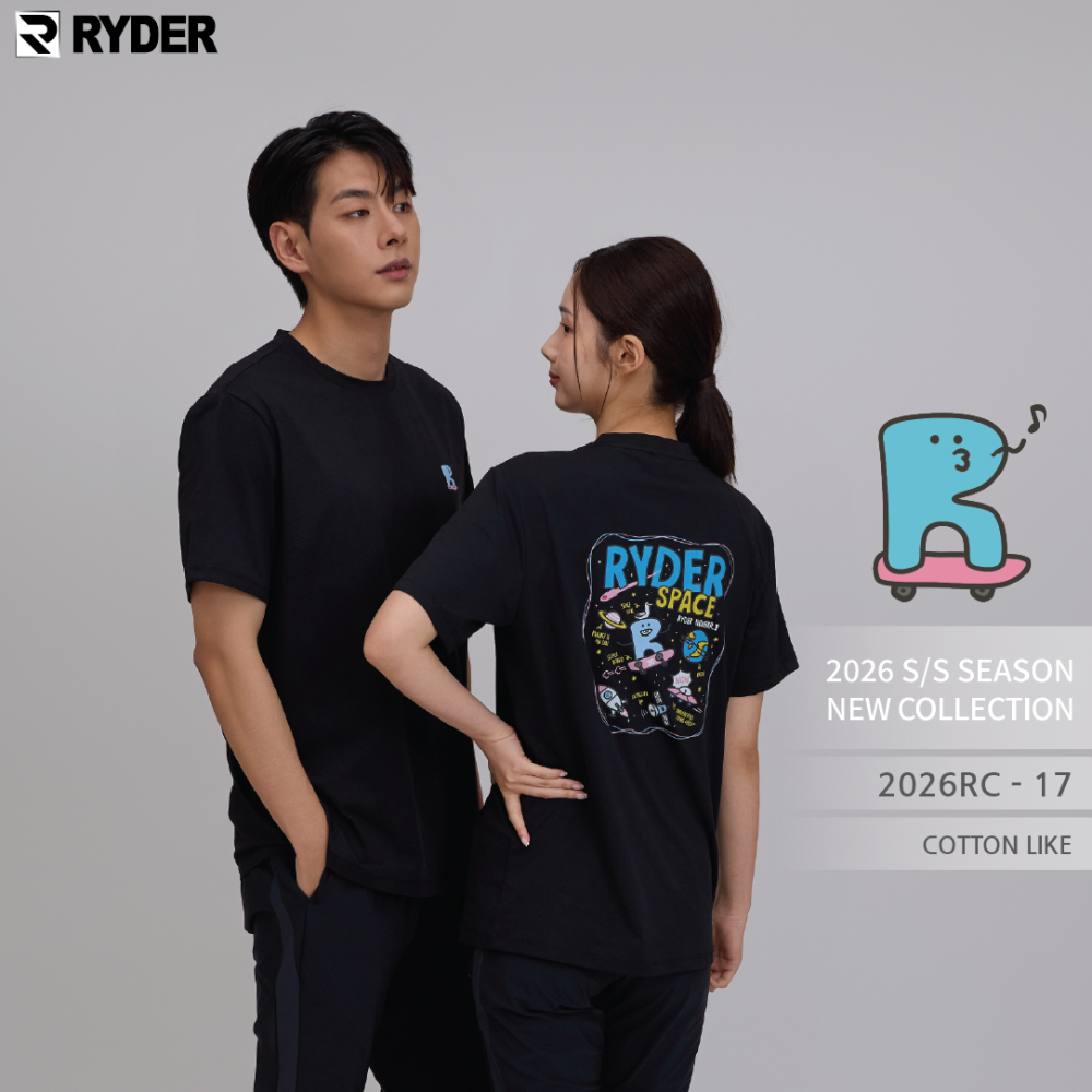 라이더 2026RC-17 코튼라이크 공용 반팔티 배드민턴 피클볼 탁구 스포츠웨어 - 상세 이미지 3