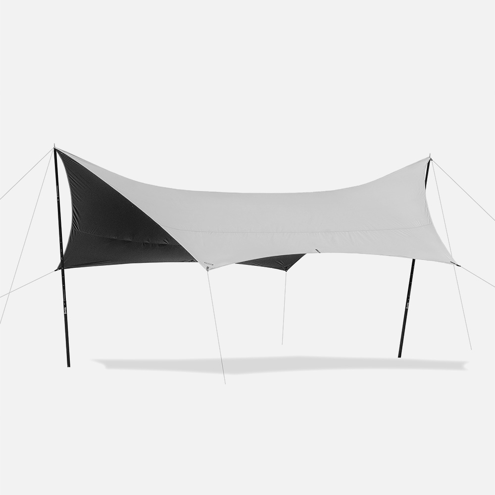 디얼스 헥사타프 HEXA TARP 지오에어 호환타프 실타프 경량타프 블랙코팅타프 - 상세 이미지 3