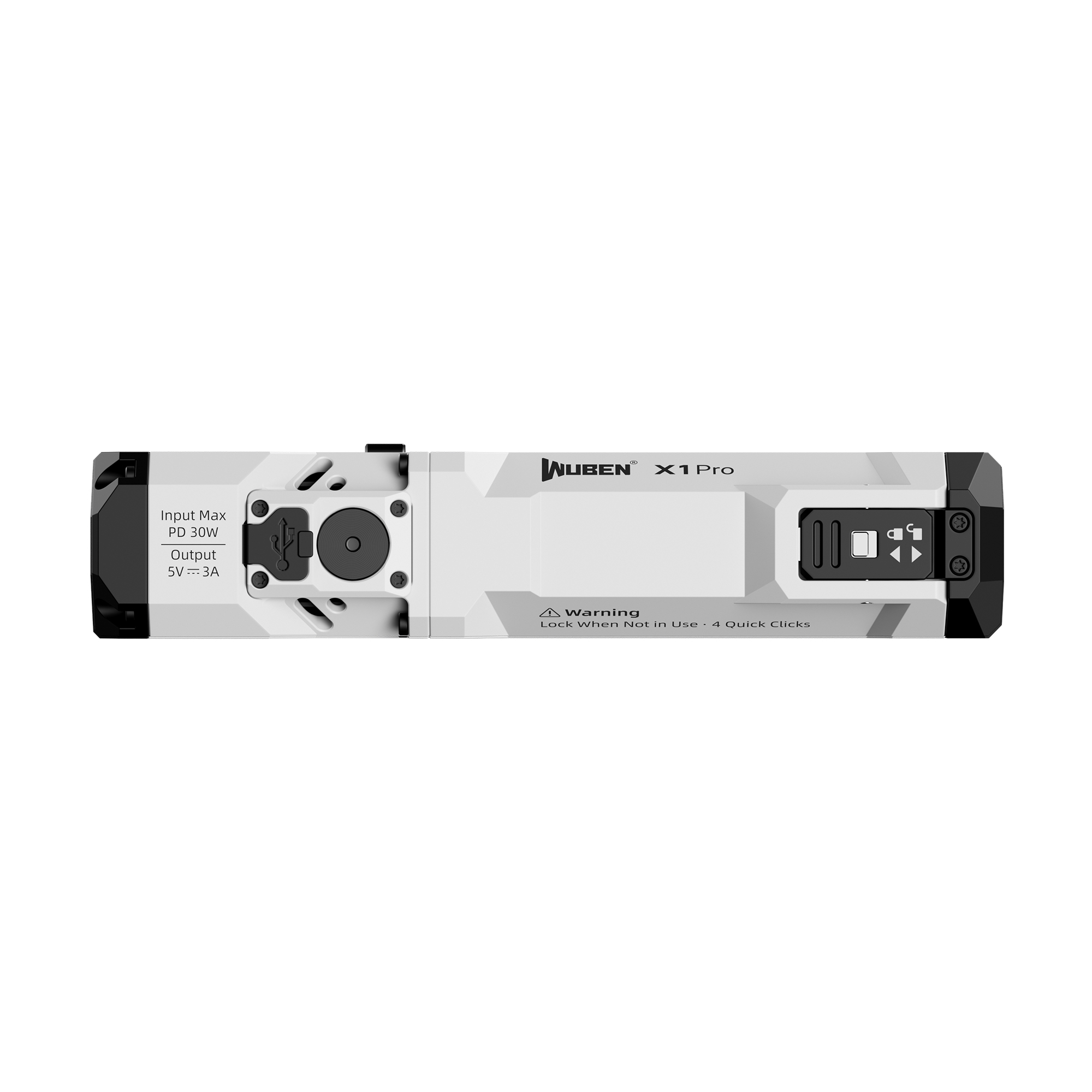 우벤 X1 LED 후레쉬 EDC 고성능 등산용 작업용 휴대용 손전등 랜턴 화이트 - 상세 이미지 5