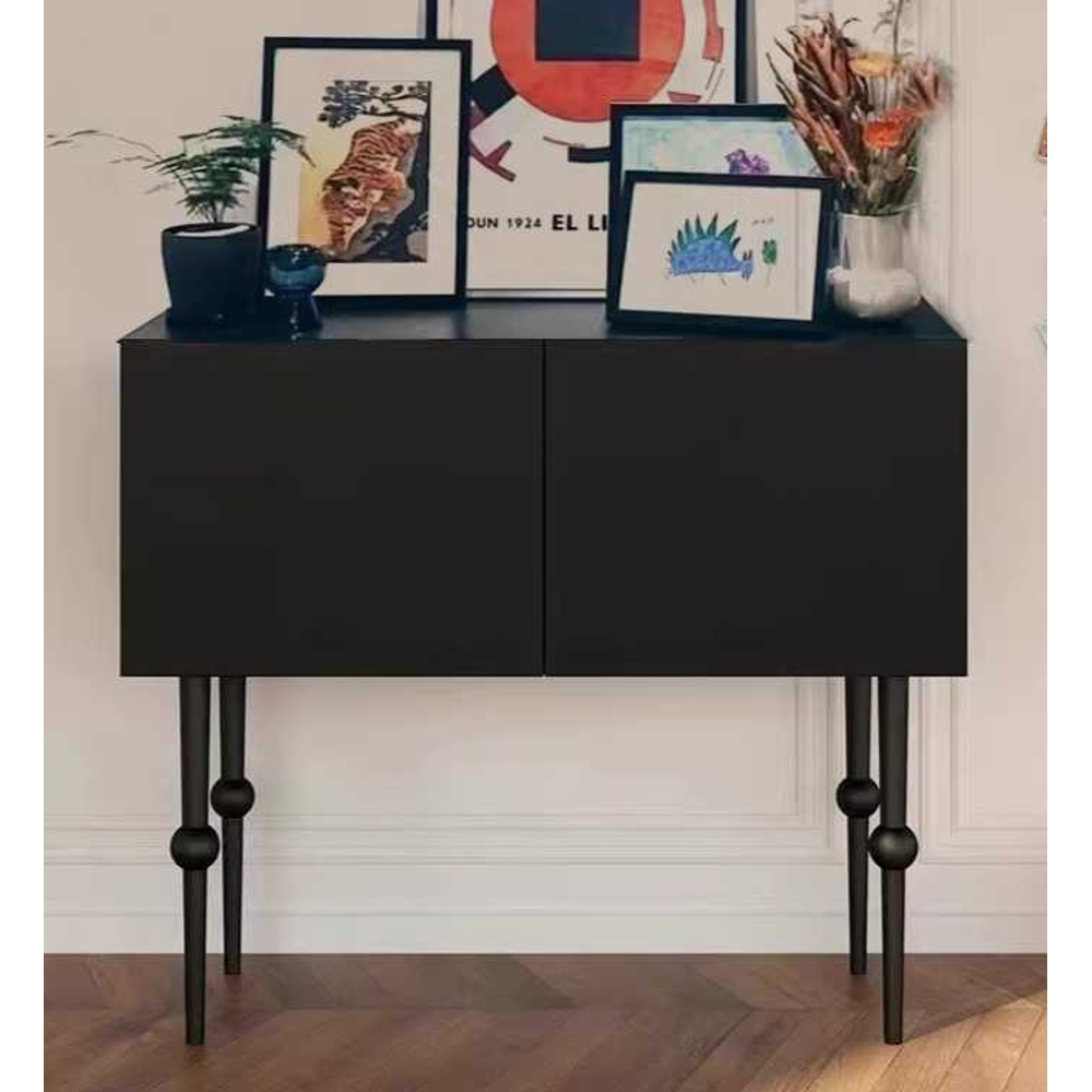복도 장식장 복고풍 엔틱 폭좁은 테이블 미니 콘솔장 60x30x85 - 상품 이미지