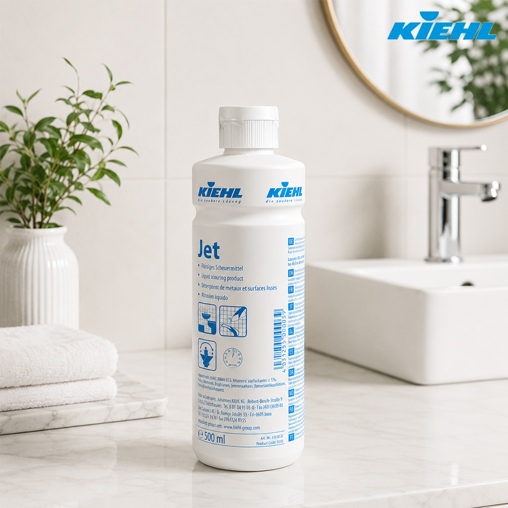 제트 500ml - 유리 물때 제거 샤워부스 묵은때 찌든때 세정제 독일 키엘 세제 - 상품 이미지